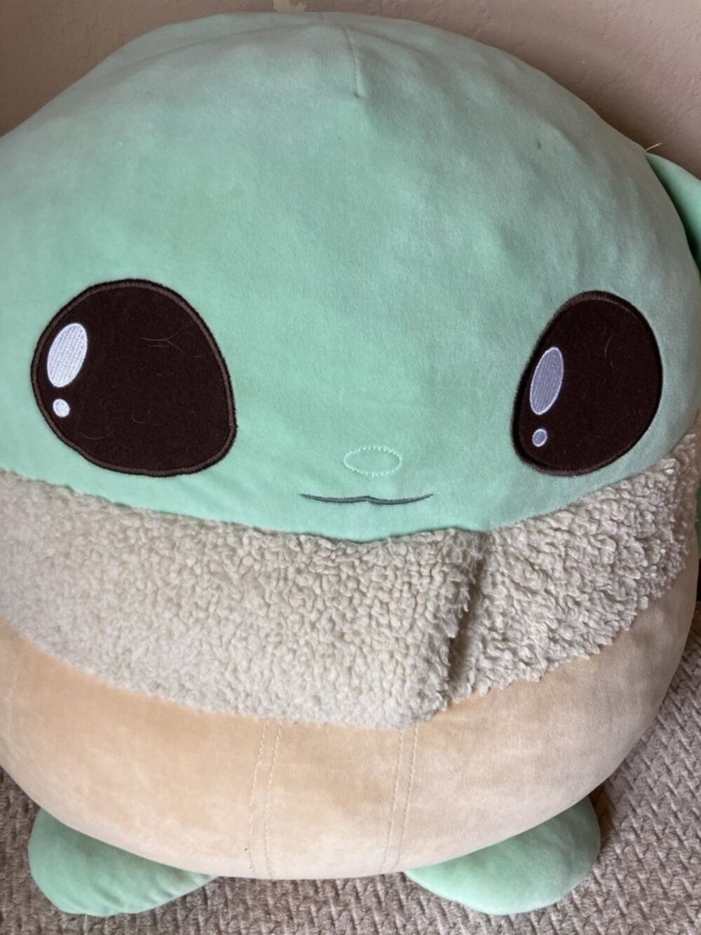Squishmallows 20" Baby Yoda The Child Jumbo Plush Grogu Mandalorian Star Wars - Picture 2 of 7